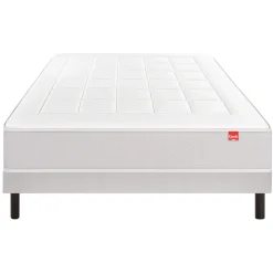 Ensemble sommier et matelas ressorts ensachés et mémoire de forme ferme Epeda Escapade