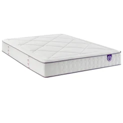 Ensemble sommier et matelas ressorts, mémoire de forme et latex ferme Merinos Full Bed