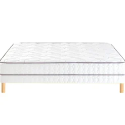 Ensemble sommier et matelas ressorts ensachés ferme Merinos Morning Routine