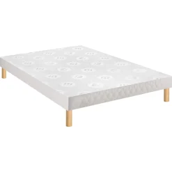 Ensemble sommier et matelas ressorts ensachés ferme Merinos Well Bed