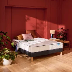 Ensemble sommier et matelas ressorts ensachés ferme Merinos Cosy Lit