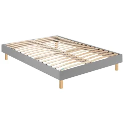 Ensemble sommier et matelas ressorts et mémoire de forme ferme Merinos Sweety