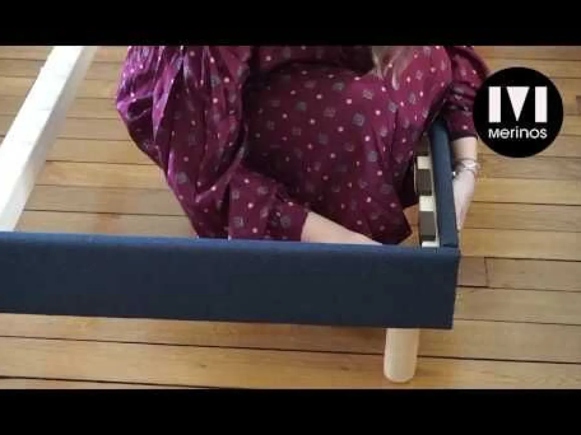 Ensemble sommier et matelas ressorts et mémoire de forme ferme Merinos Sweety