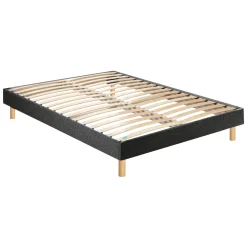 Ensemble sommier et matelas ressorts et mémoire de forme ferme Merinos Sweety