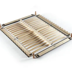 Ensemble sommier et matelas ressorts et mémoire de forme ferme Merinos Sweety