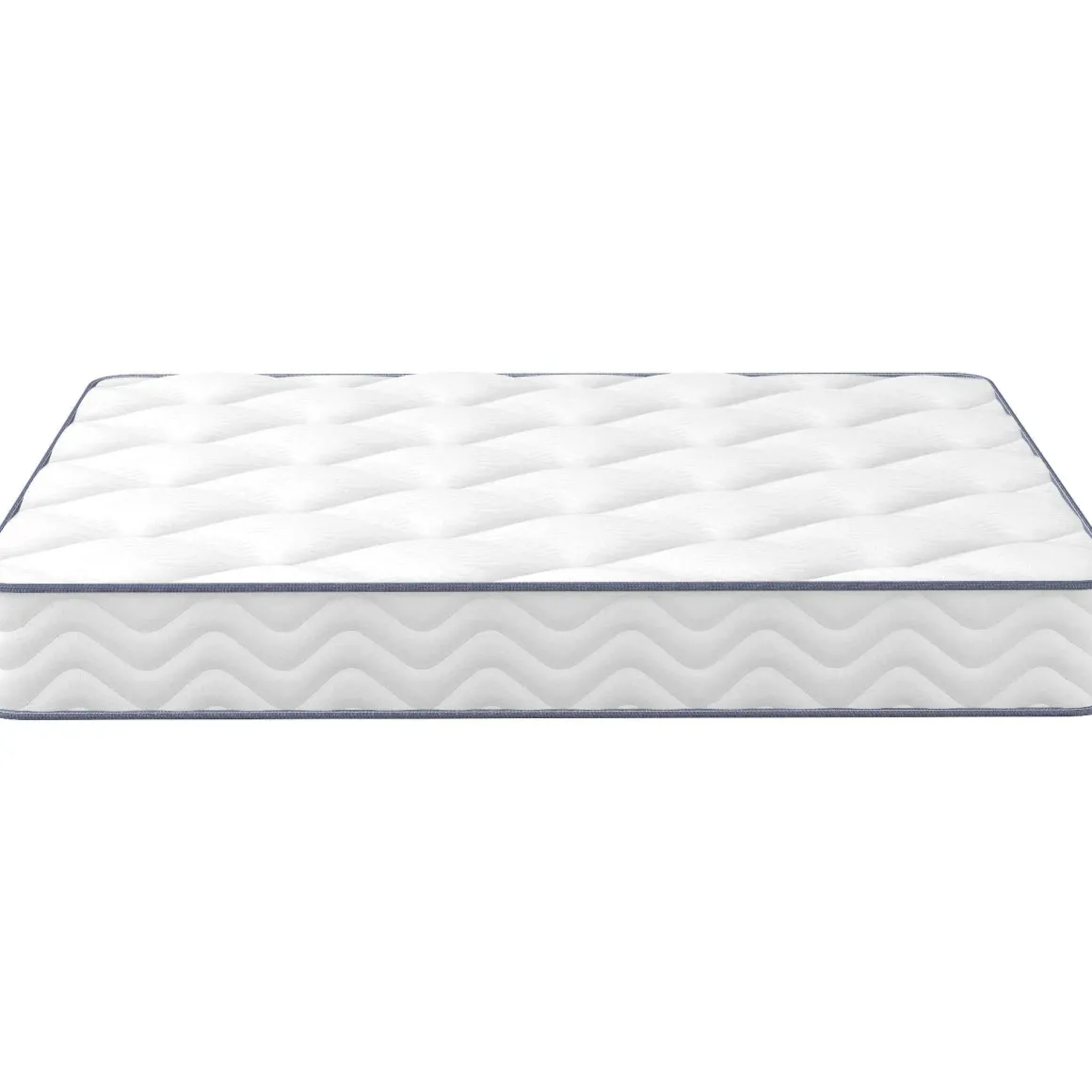 Ensemble sommier et matelas ressorts et mémoire de forme ferme Merinos Sweety