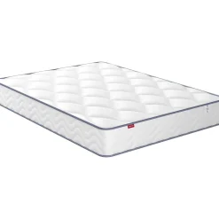 Ensemble sommier et matelas ressorts et mémoire de forme ferme Merinos Sweety
