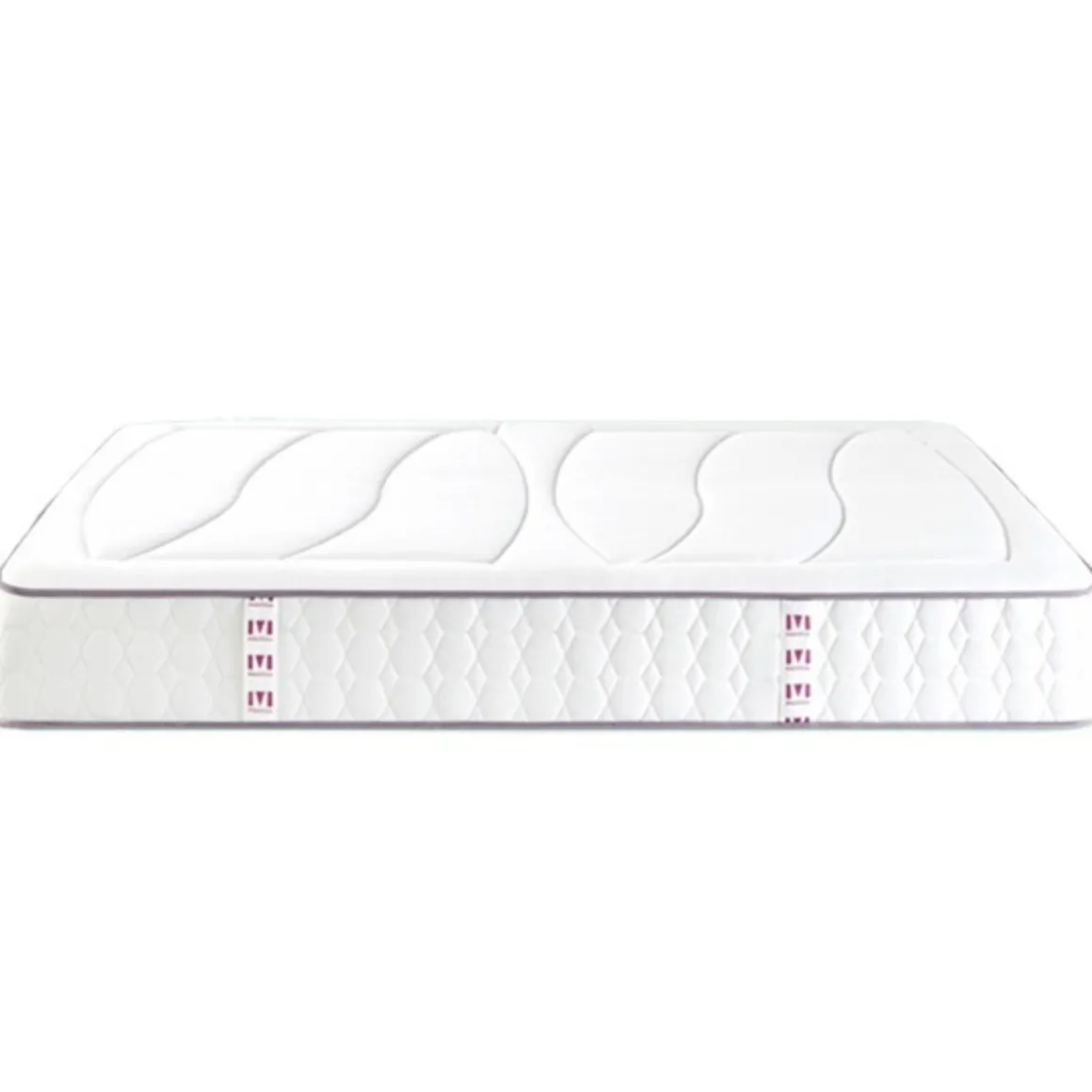Ensemble sommier et matelas ressorts et mémoire de forme ferme Merinos Beauty Bed