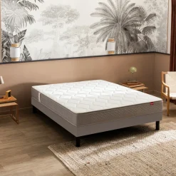 Ensemble sommier et matelas ressorts ensachés ferme Epeda Itinéraire