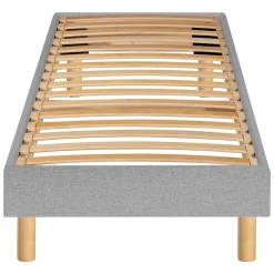 Ensemble sommier et matelas ressorts ensachés ferme Merinos Enjoy Bleu