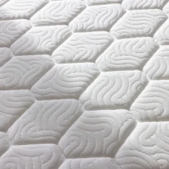 Ensemble sommier et matelas ressorts ensachés ferme Merinos Enjoy Bleu
