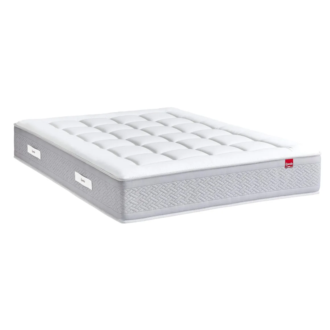 Ensemble sommier et matelas ressorts ensachés mi-ferme Epeda Le Majestueux