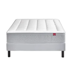 Ensemble sommier et matelas ressorts ensachés mi-ferme Epeda Le Majestueux