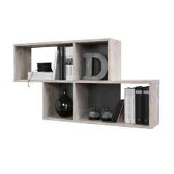 Etagère murale 4 cases en bois - ET13042
