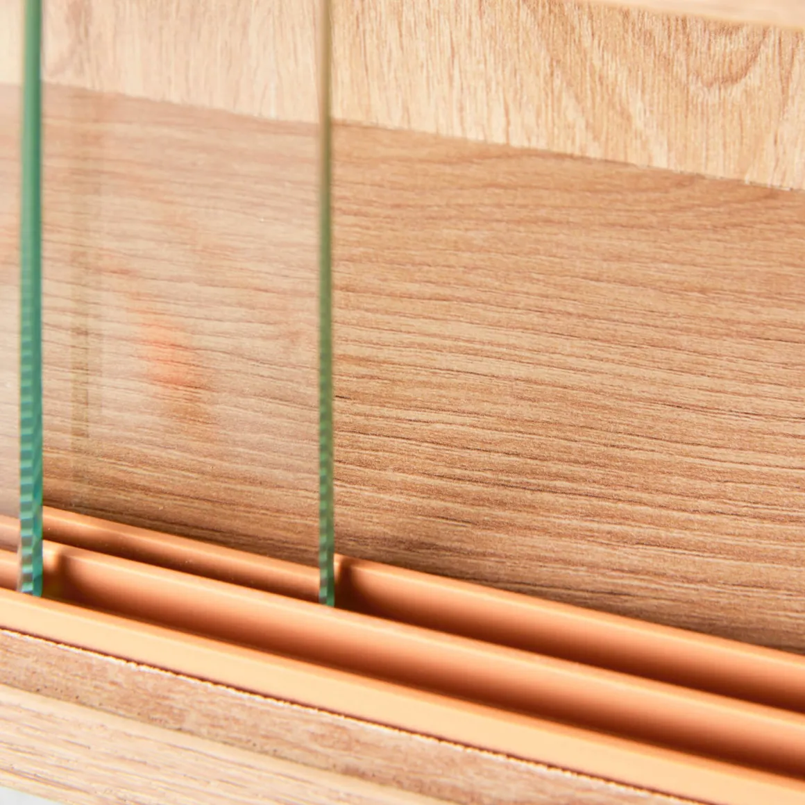 Etagère murale style vitrine en bois - ET12114