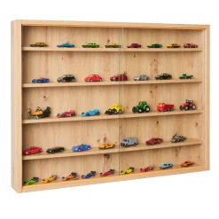 Etagère murale style vitrine en bois - ET12114