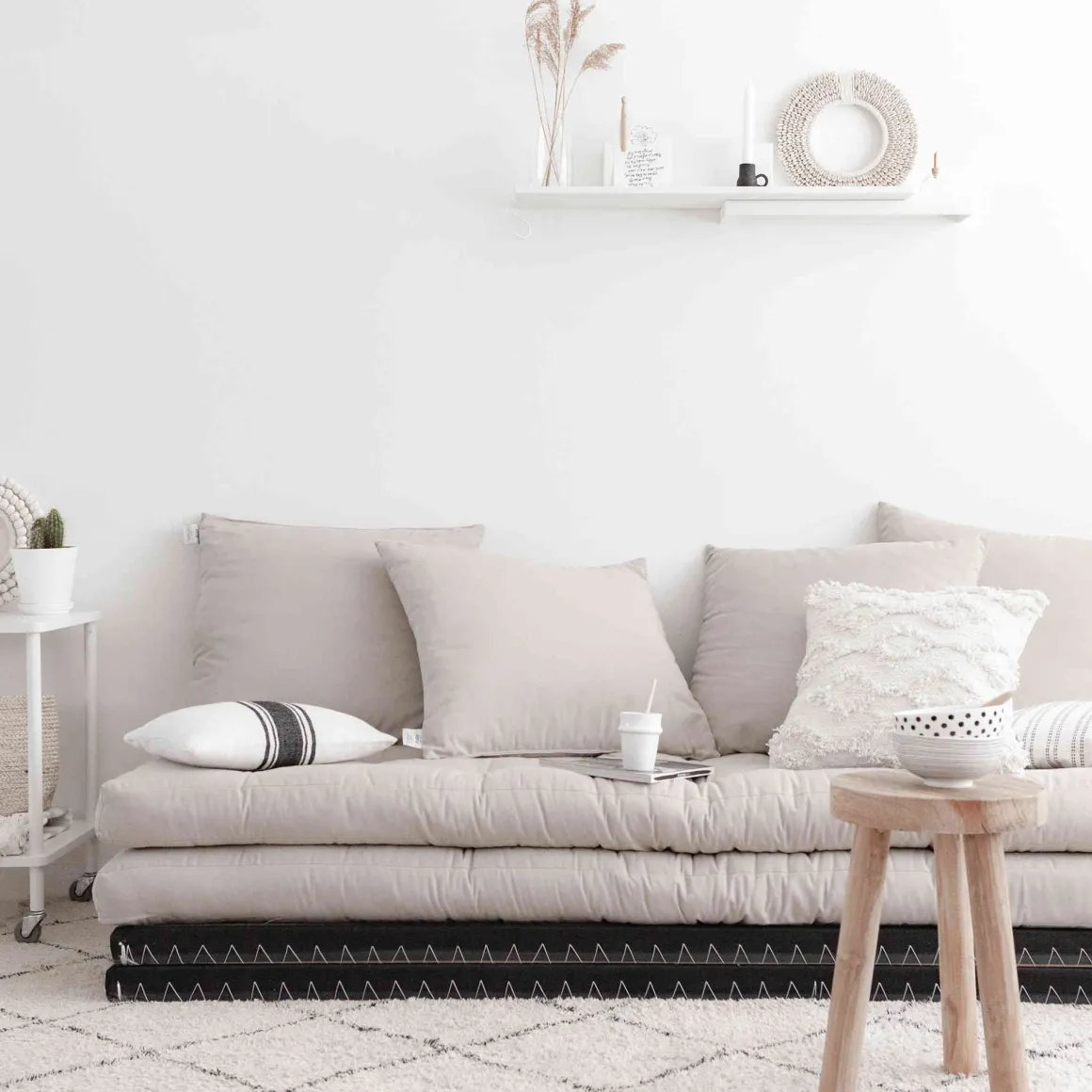 Futon canapé lit 3 places 2x70x200 CHICO