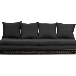 Futon canapé lit 3 places 2x70x200 CHICO