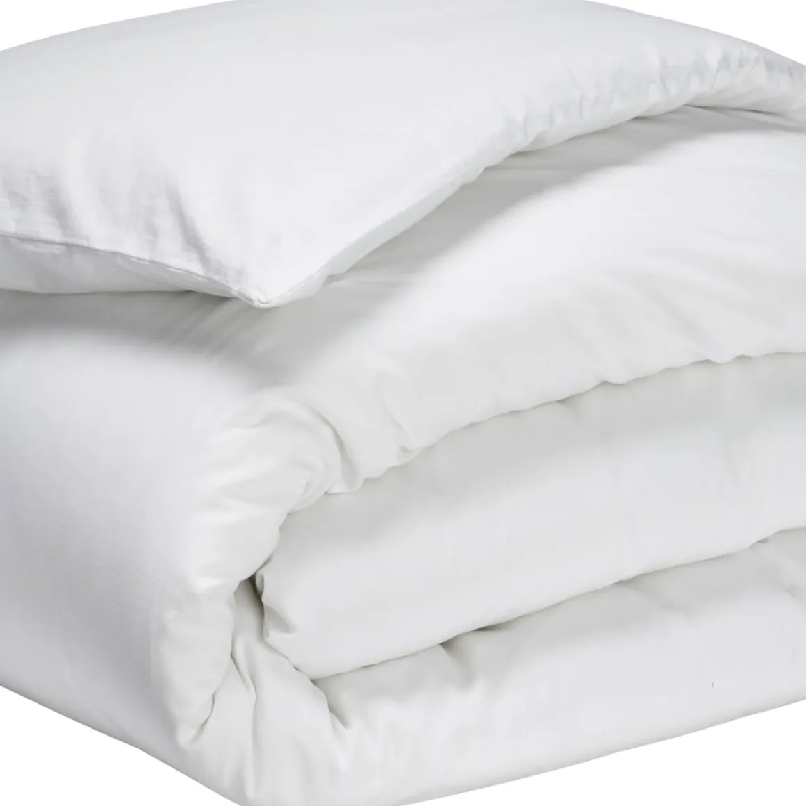 Housse de couette blanc 100% coton biologique
