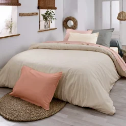 Housse de couette 100% coton biologique ficelle - Tradilinge