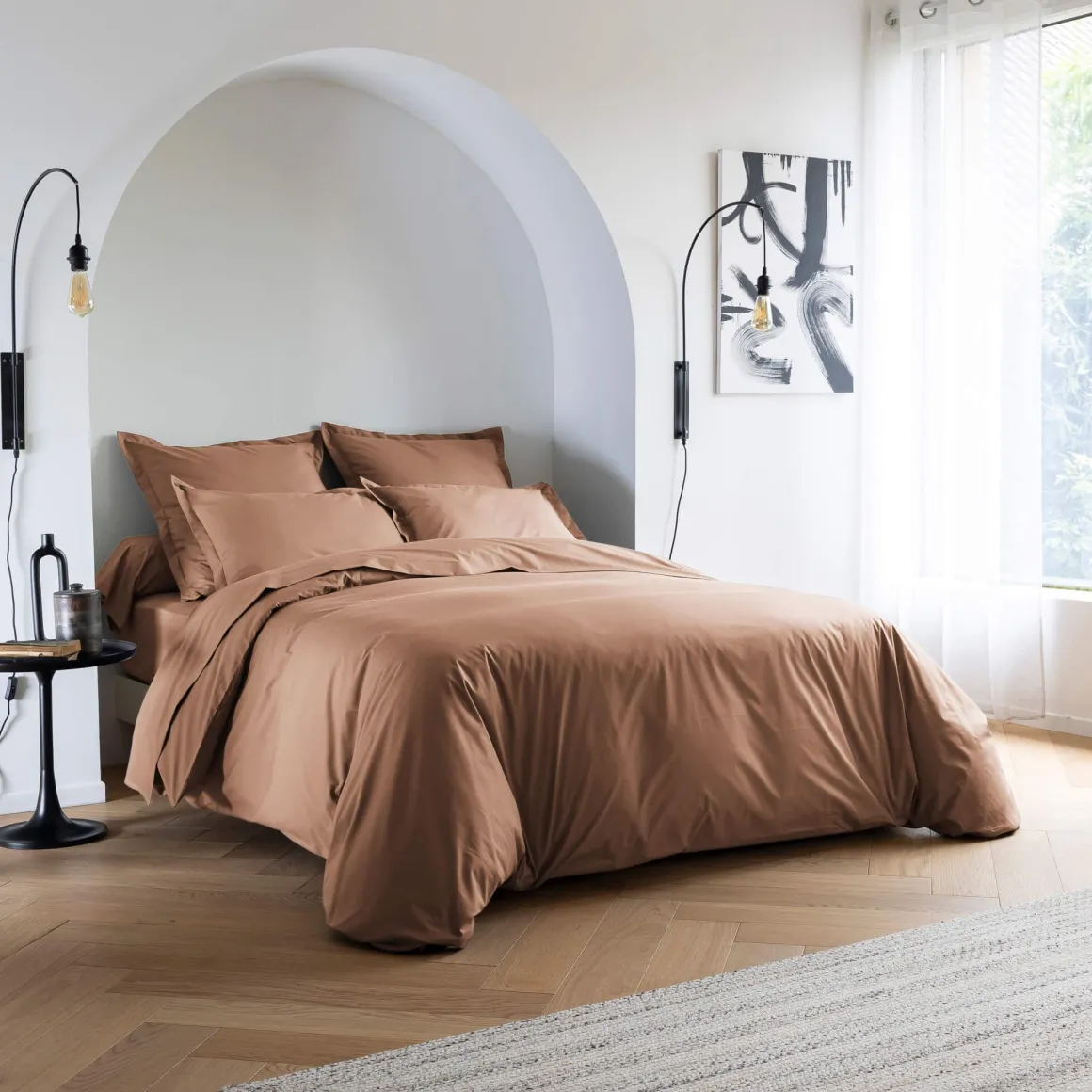 Housse de couette coton percale - SOMEO