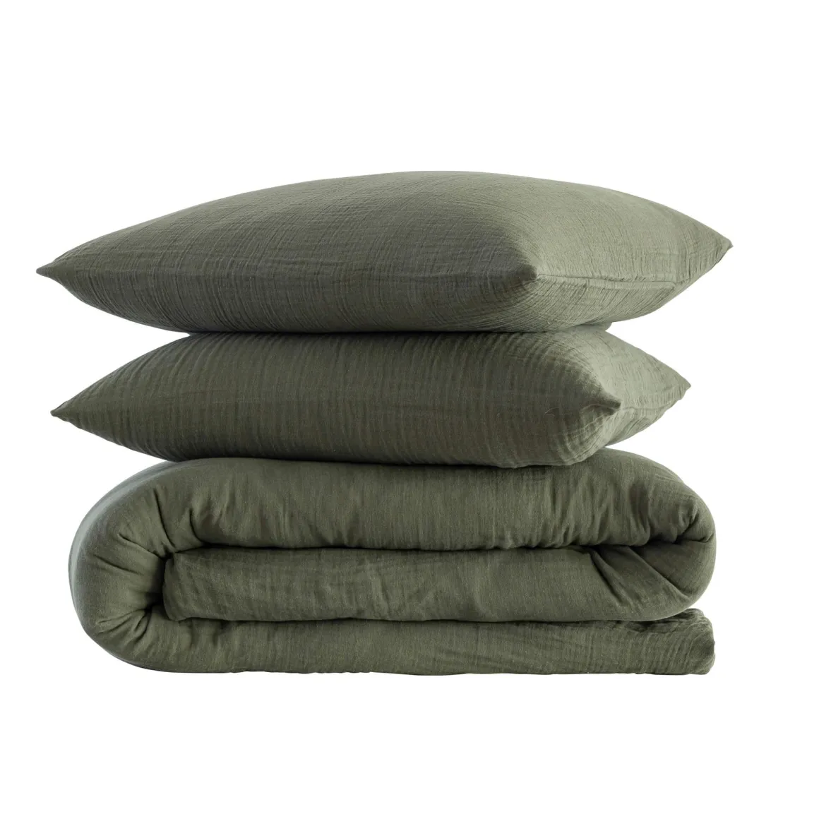 Housse de couette gaze de coton Terre de Nuit NOA