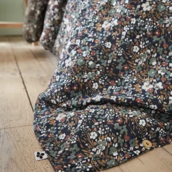 Housse de couette gaze de coton imprimé floral