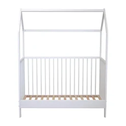 Lit bébé cabane évolutif en bois massif 60x120
