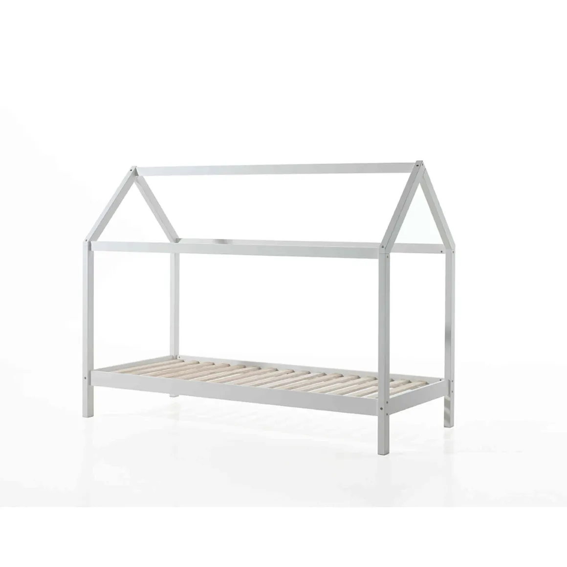 Lit cabane enfant en bois massif 90x200 - LT2020