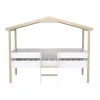 Lit cabane enfant en hêtre massif 90x190 - LT14051