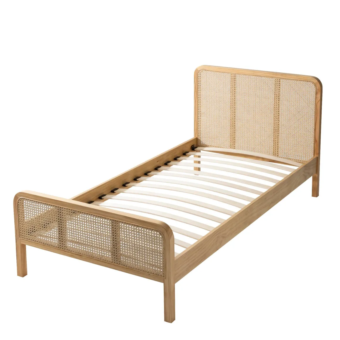 Lit cannage en pin massif ANNA - LT17018