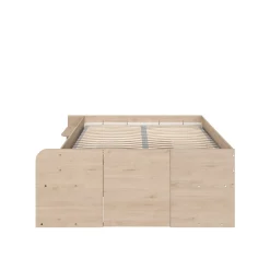 Lit coffre avec multiples rangements 140x190/200