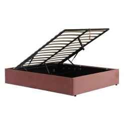 Lit coffre en velours