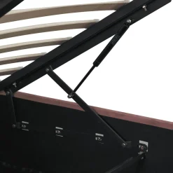 Lit coffre velours avec tête de lit Terre de Nuit