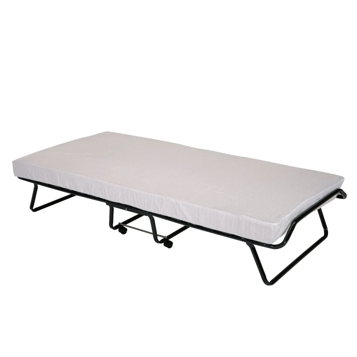 Lit d'appoint pliant avec matelas 1 personne 90x190 cm - Terre de Nuit