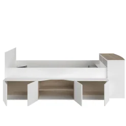 Lit enfant 90x190/200 avec bureau et rangements