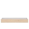 Lit enfant 90x190/200 chevet et tiroirs inclus bois naturel CLEM