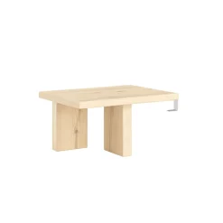 Lit en pin massif avec tables de chevet JAPAN