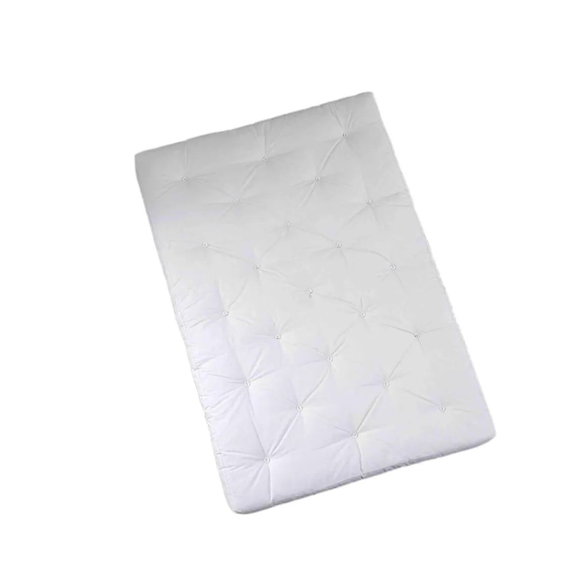Lit en pin massif RETREAT BED bois clair + matelas futon COMFORT écru