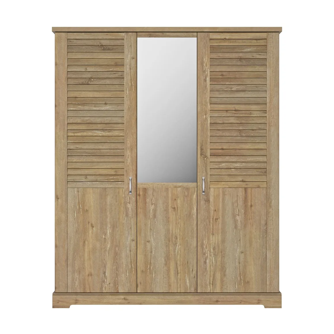 Lit et armoire en bois clair - LT5079