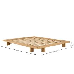 Lit futon en chêne massif Karup Design JAPAN