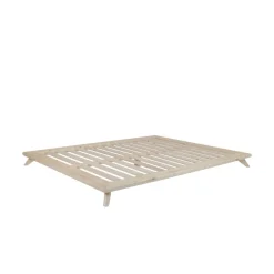 Lit futon SENZA en bois massif naturel