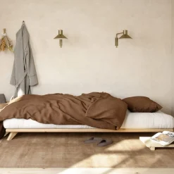 Lit futon SENZA en bois massif naturel