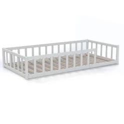 Lit inspiration Montessori enfant à barreaux