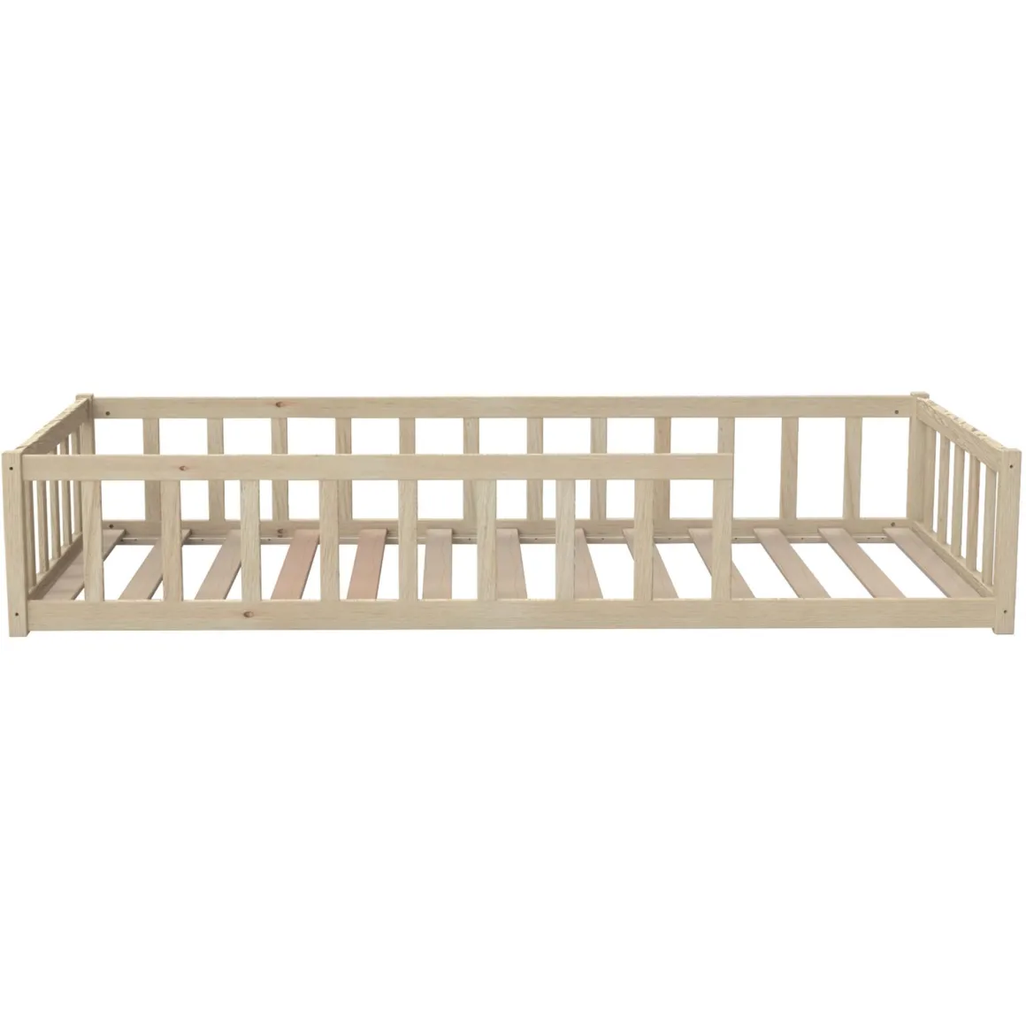 Lit inspiration Montessori enfant à barreaux