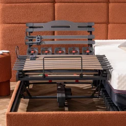 Lit électrique de relaxation avec kit déco tissu bouclette - Plénitude