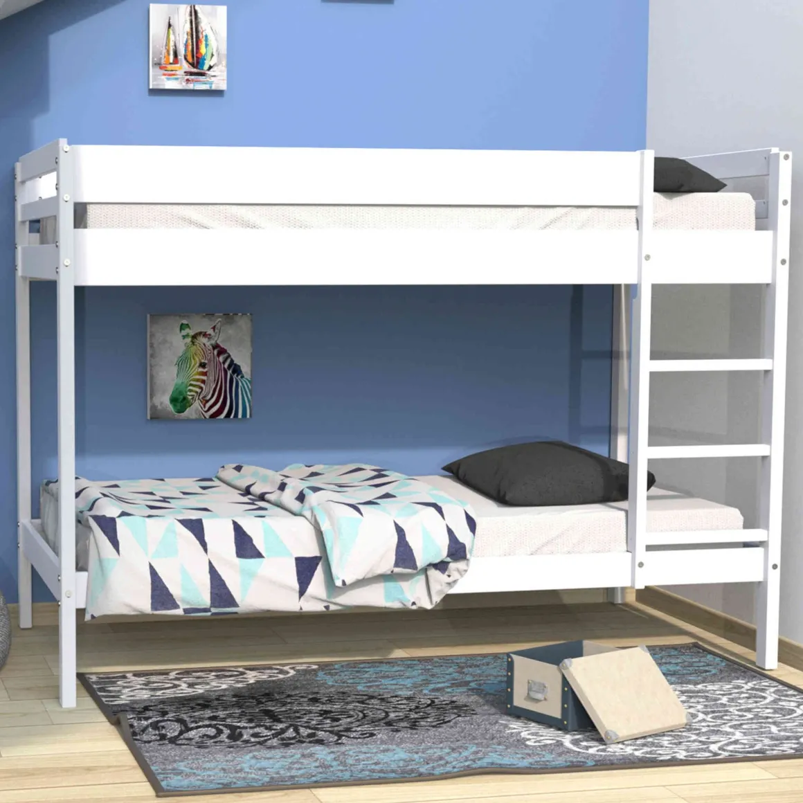 Lit superposé en bois 90x190 - LT14040
