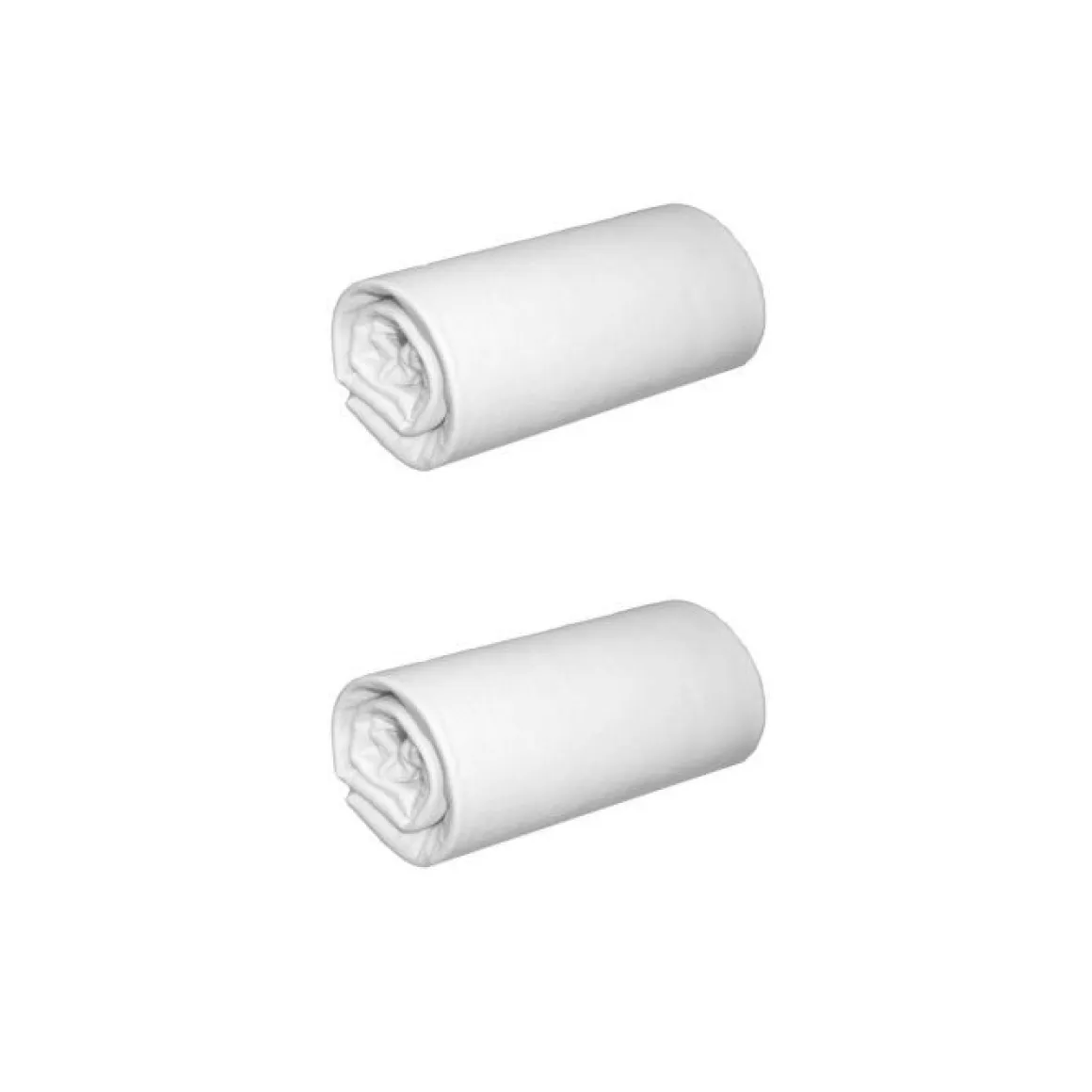 Lot de 2 draps housse jersey bonnet 40 cm Terre de Nuit