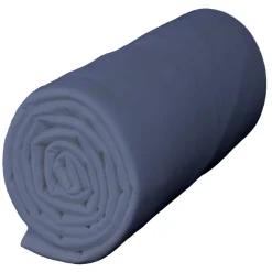 Lot de 2 draps housses jersey bleu océan bonnet 30 cm