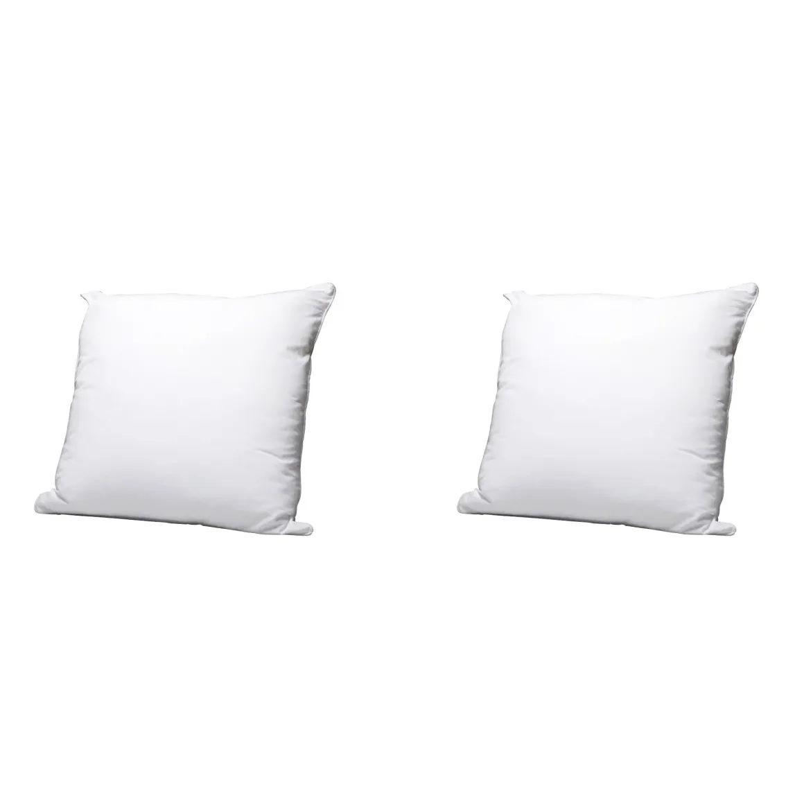 Lot de 2 oreillers éco naturels ferme enveloppe coton bio Someo